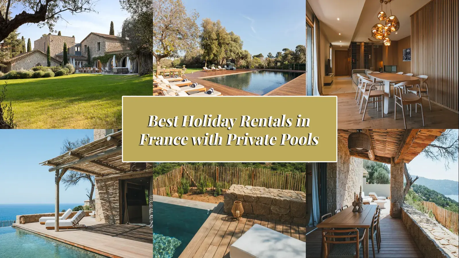 luxury villa rental france