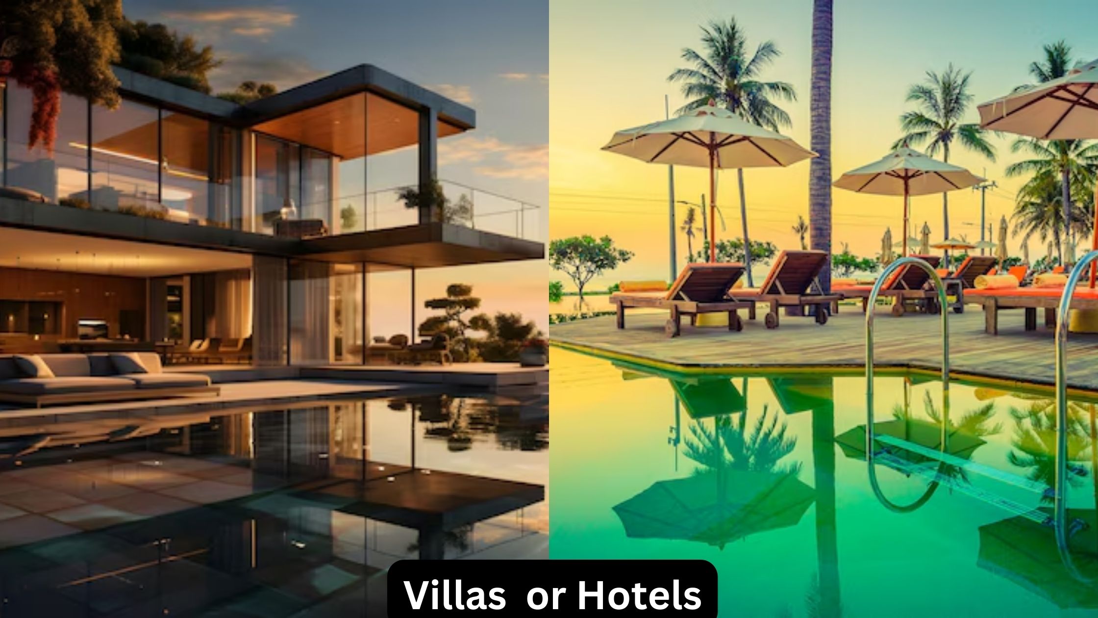 Villas or Hotels