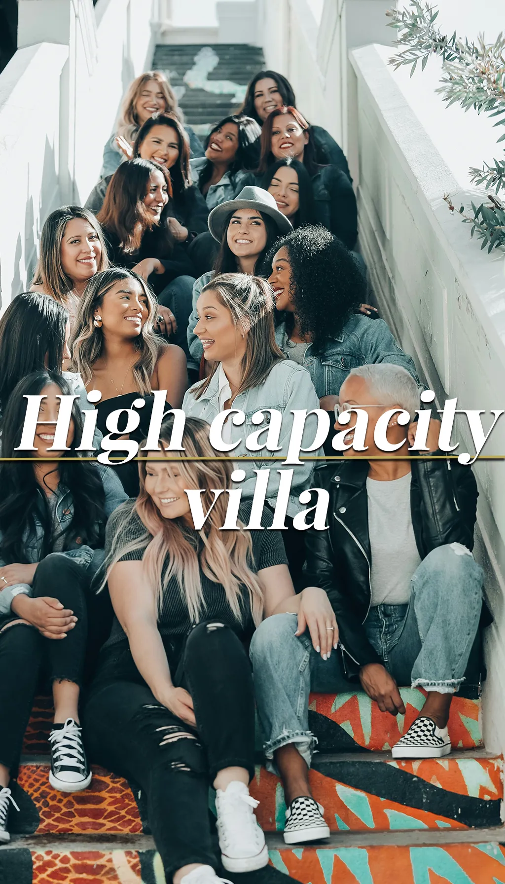 High capacity Villa